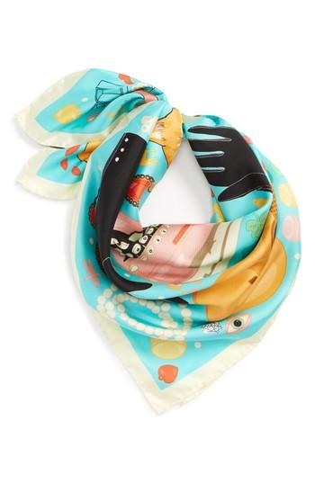 Women's Karen Mabon Breakfast At Tiffany's Silk Scarf