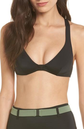 Women's Solid & Striped The Josephine Bikini Top - Black