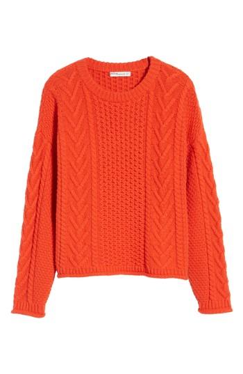Women's Madewell Cable Knit Pullover Sweater