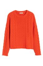 Women's Madewell Cable Knit Pullover Sweater