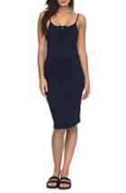 Women's Roxy Happy New Way Body-con Midi Dress - Blue