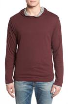 Men's Tailor Vintage Reversible Hooded Jersey T-shirt - Blue