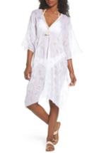 Women's Pool To Party Tassel Cover-up Caftan, Size - White