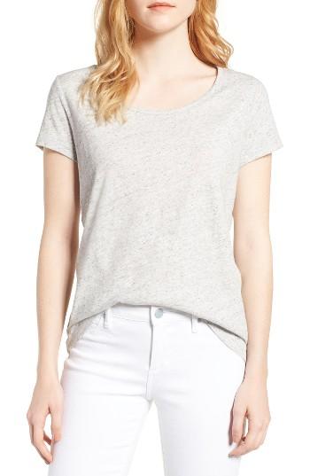 Women's Vineyard Vines Scoop Neck Tee - Grey