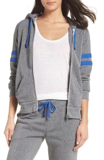 Women's Alternative Adrian Throwback Zip Hoodie - Grey