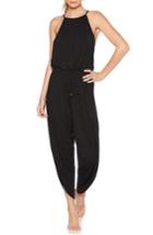 Women's Laundry By Shelli Segal Cover-up Jumpsuit - Black