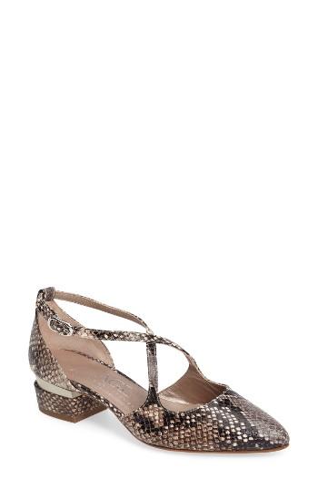 Women's Agl Split Heel D'orsay Pump Us / 36eu - Grey