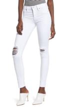 Women's Hudson Jeans Nico Ripped Ankle Skinny Jeans - White