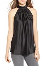 Women's Bishop + Young Satin Tie Neck Blouse