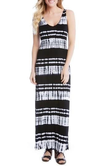 Women's Karen Kane Alana Tie Dye Maxi Dress - Black
