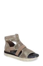 Women's Otbt Astro Perforated Gladiator Sandal .5 M - Metallic