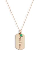 Women's Zoe Chicco Yes I Can Tag Pendant Necklace