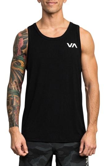 Men's Rvca Va Vent Tank - Black