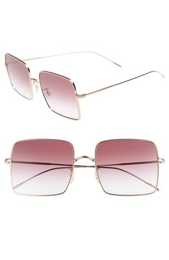 Women's Oliver Peoples Rassine 56mm Sunglasses - Soft Rose Gold