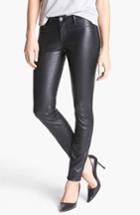 Blanknyc Faux Leather Skinny Pants Womens Blacked Out