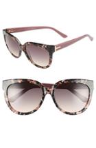 Women's Ted Baker London 55mm Cat Eye Sunglasses - Pink