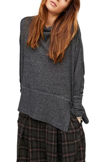 Women's Free People Londontown Thermal Tee - Black