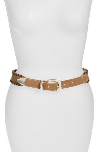 Women's Rag & Bone 'mckenzie' Belt - Camel Suede