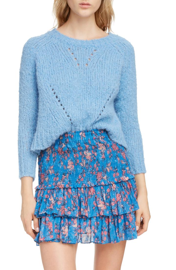 Women's Isabel Marant Etoile Shields Sweater Us / 34 Fr - Blue