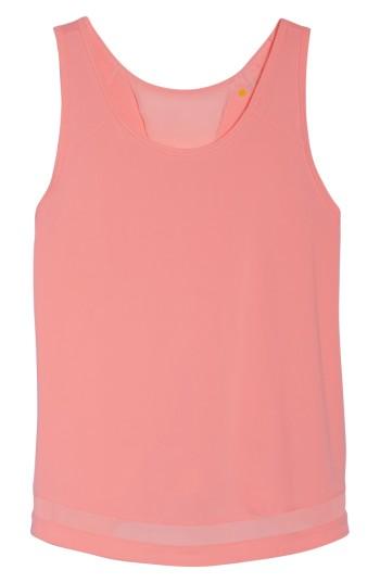 Women's Zella Kayla Mesh Inset Tank, Size - Pink