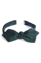 Men's The Tie Bar Flicker Self Bow Tie, Size - Green