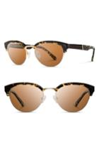 Women's Shwood 'hayden' 53mm Acetate & Wood Sunglasses -