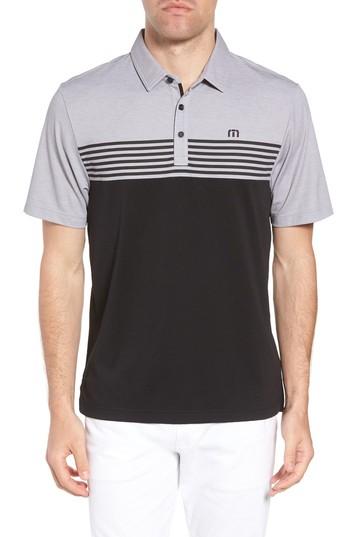 Men's Travis Mathew Limardi Pique Polo - Grey