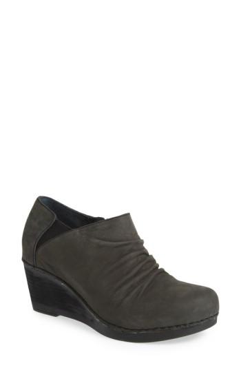 Women's Dansko 'sheena' Slouchy Wedge Bootie .5-7us / 37eu M - Grey