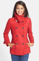 Women's Thread & Supply Double Breasted Peacoat - Red