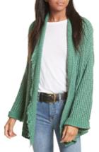 Women's Free People I'll Be Around Cardigan - Green