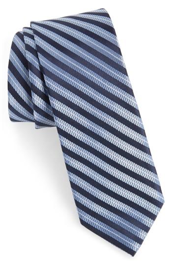 Men's 1901 Milliner Stripe Silk Tie, Size - Blue