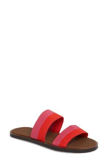 Women's Sanuk Yoga Gora Gora Slide Sandal M - Red