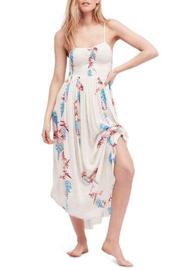 Women's Free People Beau Print Slipdress - White