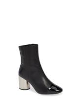 Women's Linea Paolo Stella Cap Toe Bootie .5 M - Black