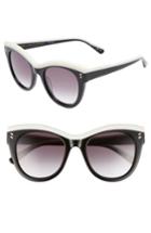 Women's Stella Mccartney 51mm Cat Eye Sunglasses - Black