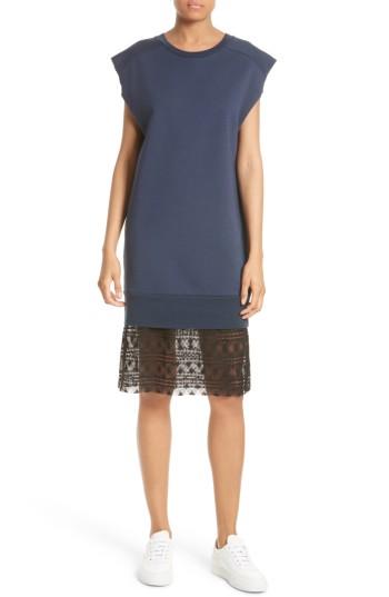 Women's Public School Tesa Lace Trim Sweatshirt Dress