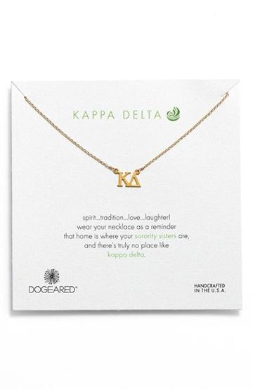 Women's Dogeared 'kappa Delta' Pendant Necklace
