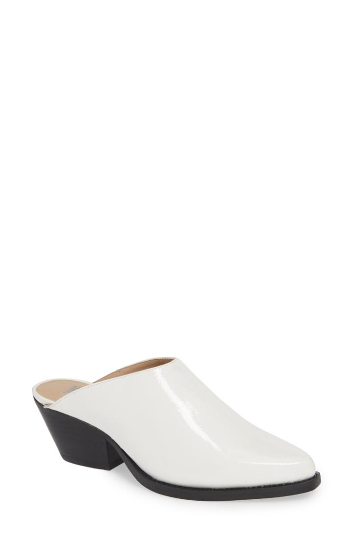Women's Jane And The Shoe Karissa Mule .5 M - White