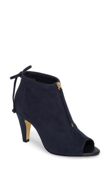 Women's Bella Vita Nicky Ii Zip Front Bootie N - Blue