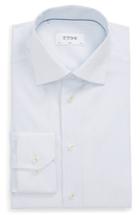 Men's Eton Slim Fit Print Sport Shirt - Blue