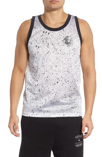 Men's Adidas Originals Planetoid Tank Top - White