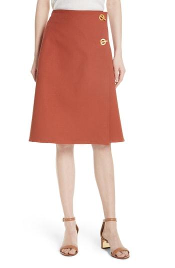 Women's Tory Burch Ruth Skirt - Red