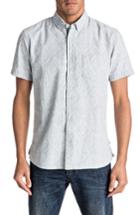 Men's Quiksilver Spectrum Tracks Printed Shirt - Grey