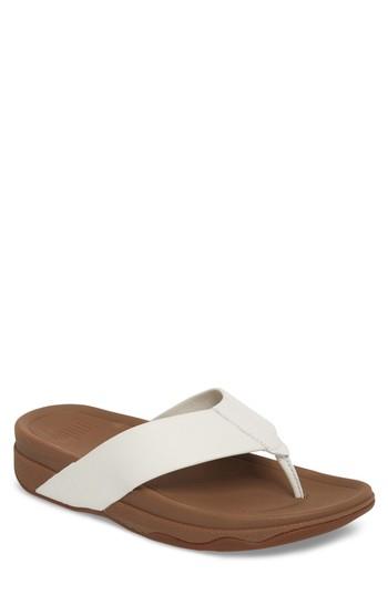 Men's Fitflop(tm) 'surfer' Flip Flop M - White