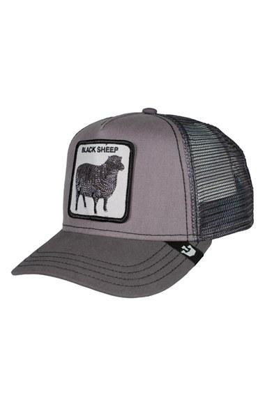 Men's Goorin Brothers 'shades Of Black' Mesh Trucker Hat -
