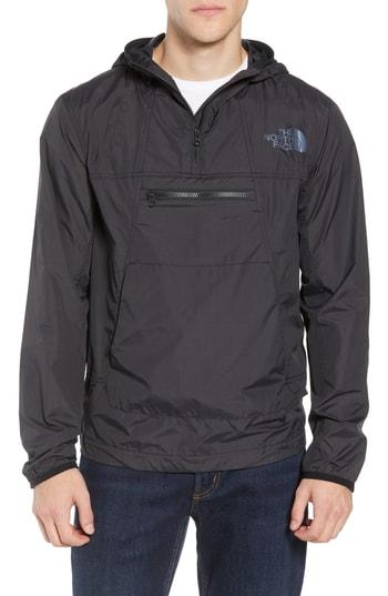 Men's The North Face Crew Run Fit Wind Anorak, Size Small - Black