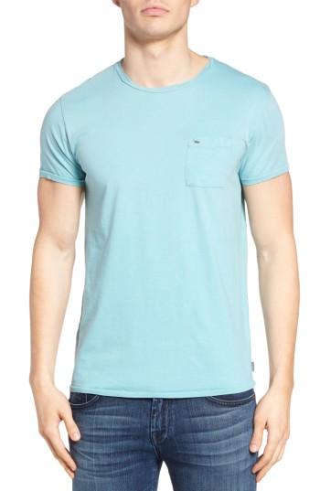 Men's Scotch & Soda Pocket T-shirt, Size - Blue