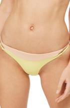 Women's Topshop Colorblock Bikini Bottoms Us (fits Like 0) - Yellow