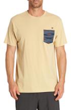 Men's Billabong Team Print Pocket T-shirt, Size - Beige