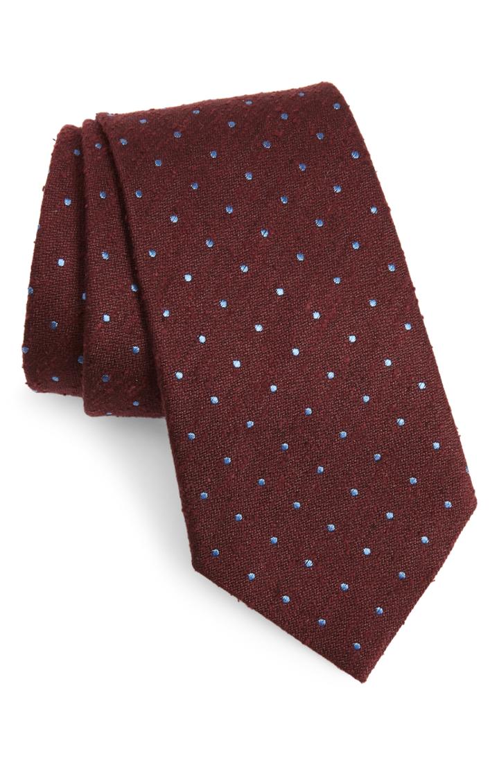 Men's Ermengildo Zegna Dot Silk Tie